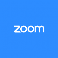 Logo Zoom wideokonferencje i praca zdalna